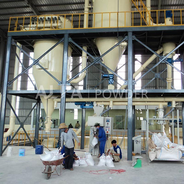 Vietnam a mineral factory, zircon powder classifying, 2 sets of Air Classifier Production Line.