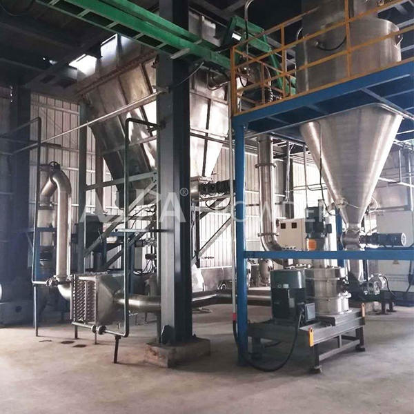 England a new material plant, Lithium carbonate material , 3 sets of classifier Mill Production Line